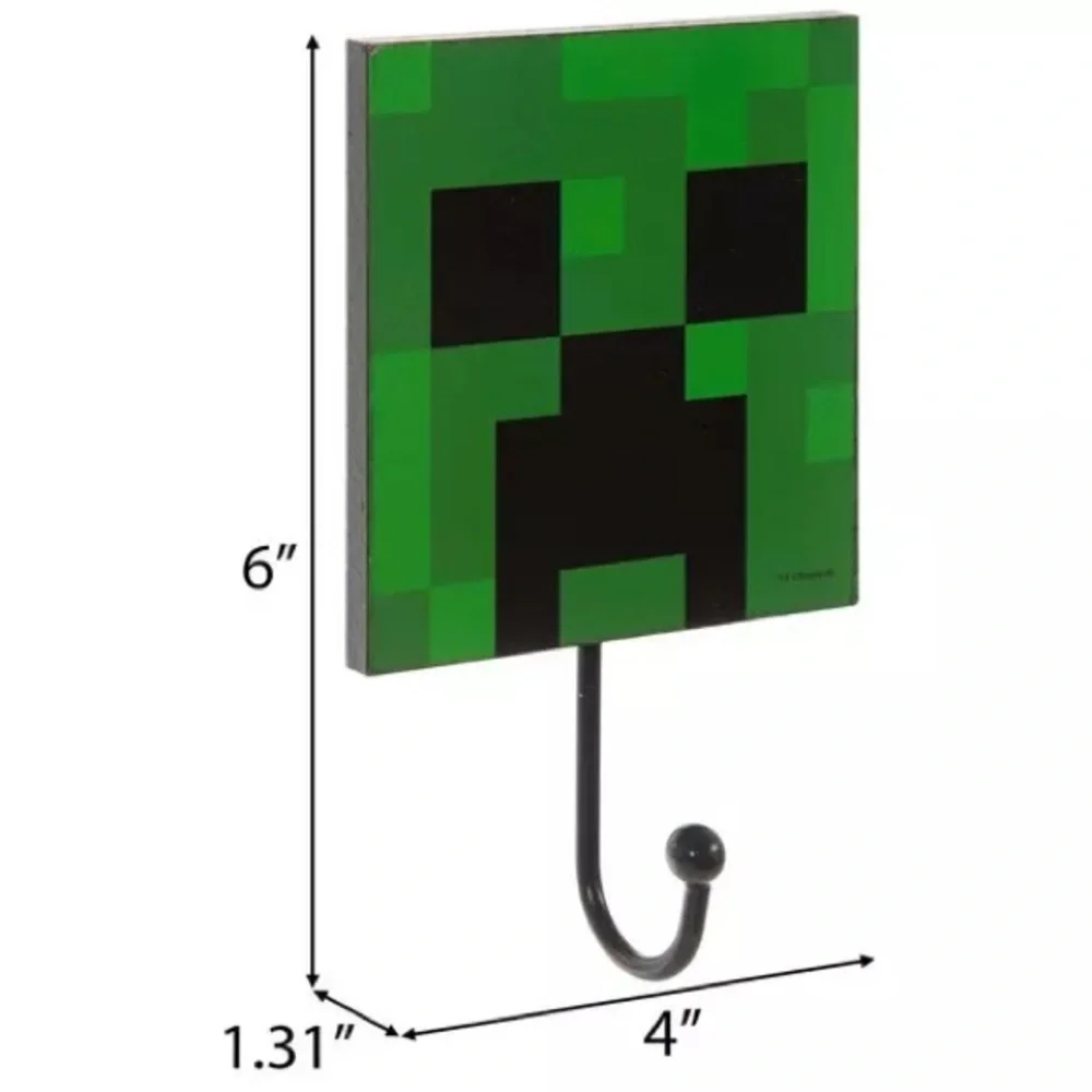 (2) Minecraft Creeper Wall Hook
